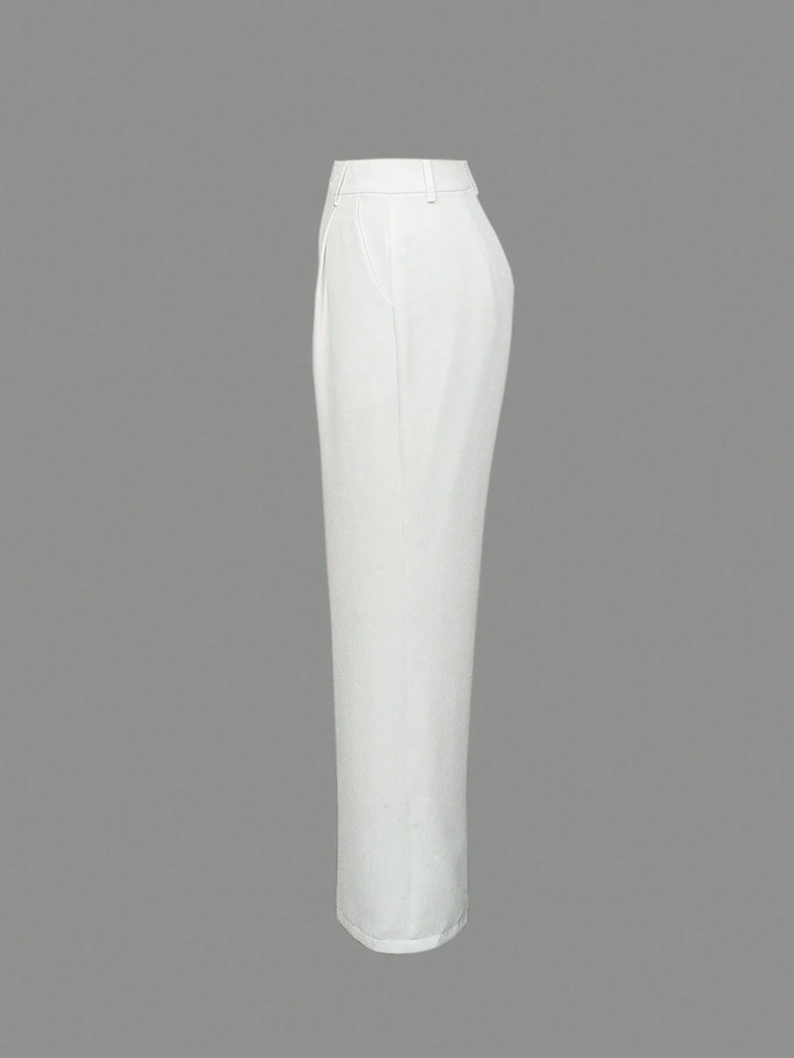Pantaloni SHEIN, alb