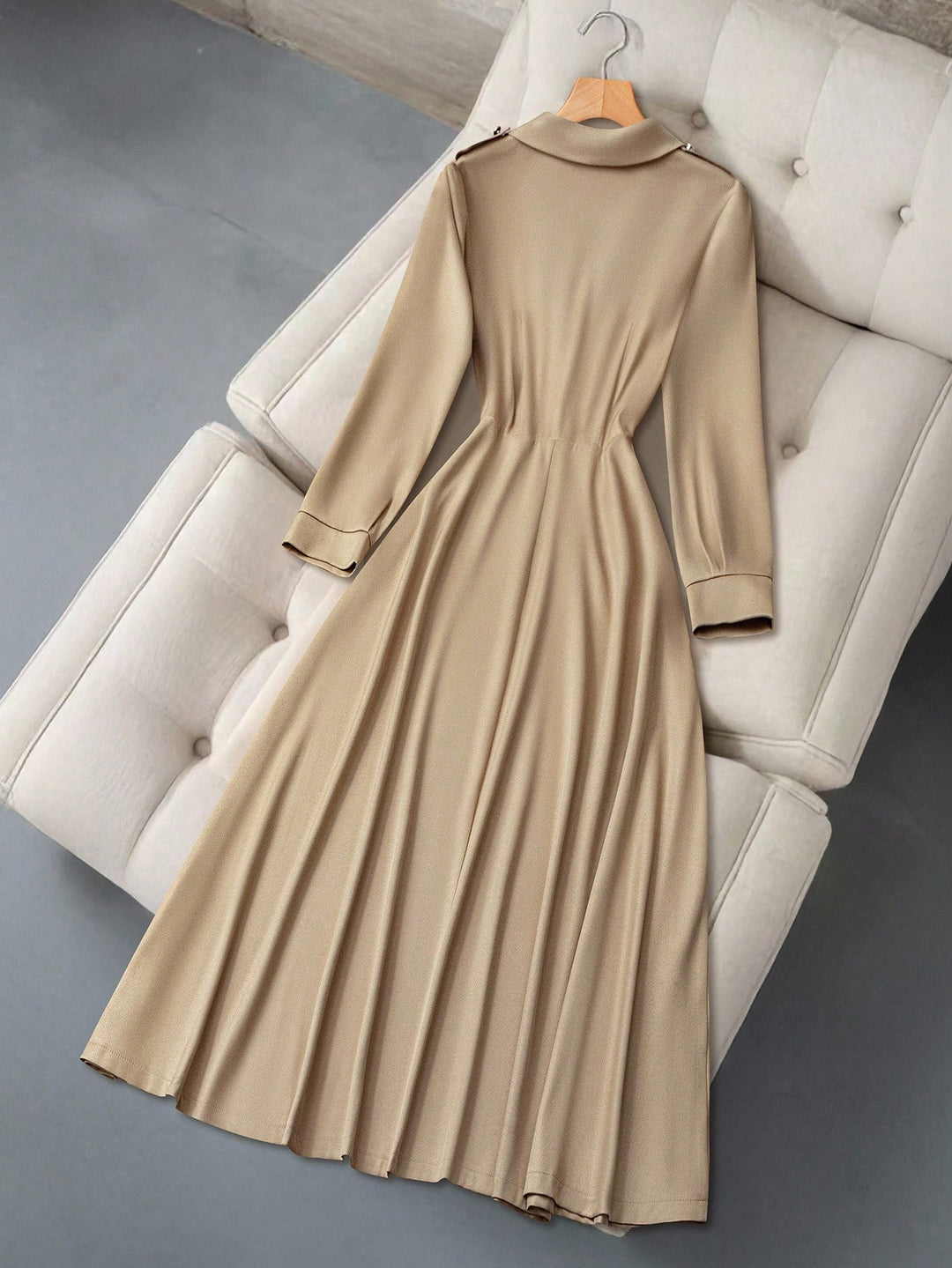 Shein maxi ruha, bézs