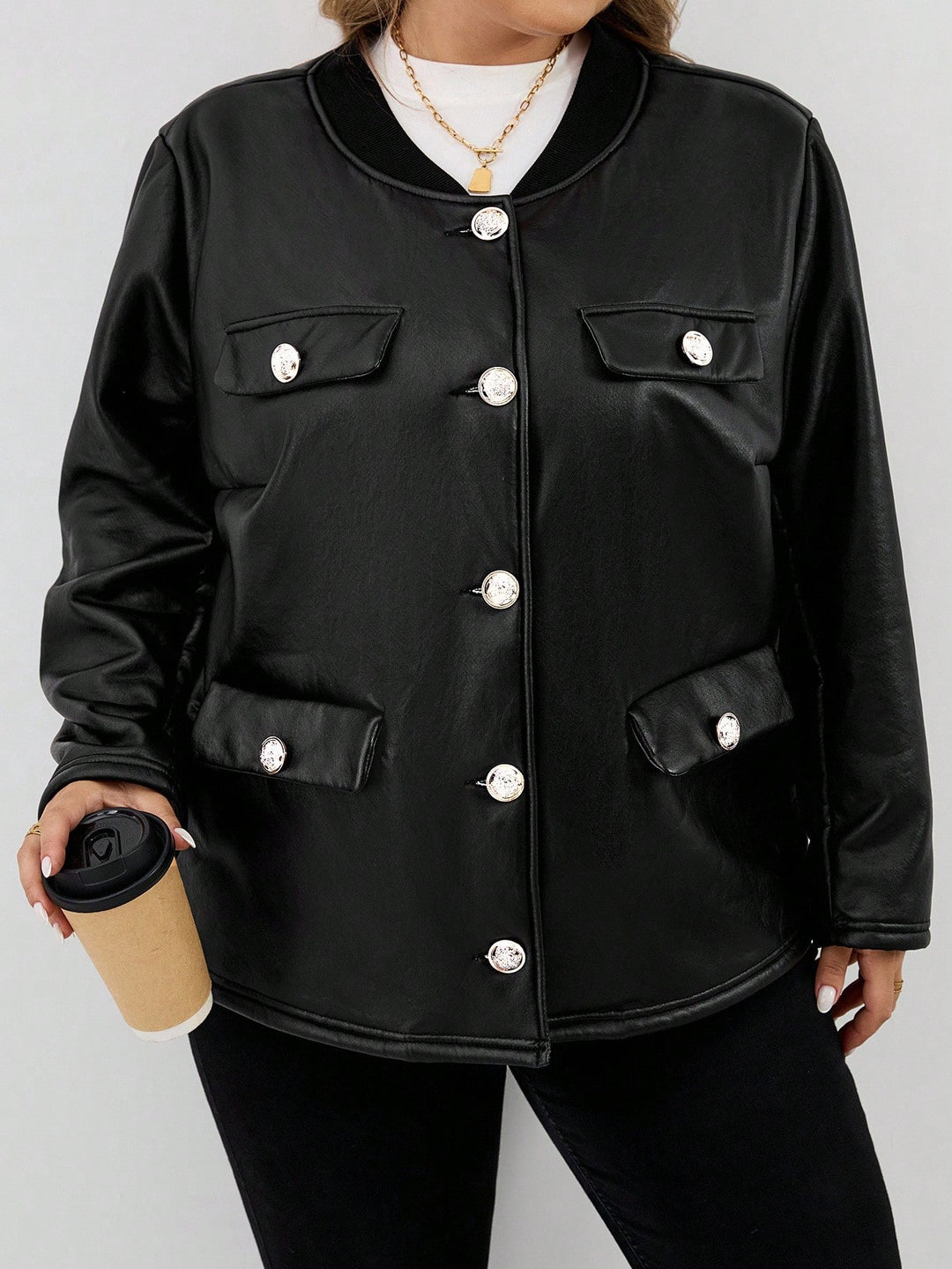 Shein Curve+ dzseki, fekete