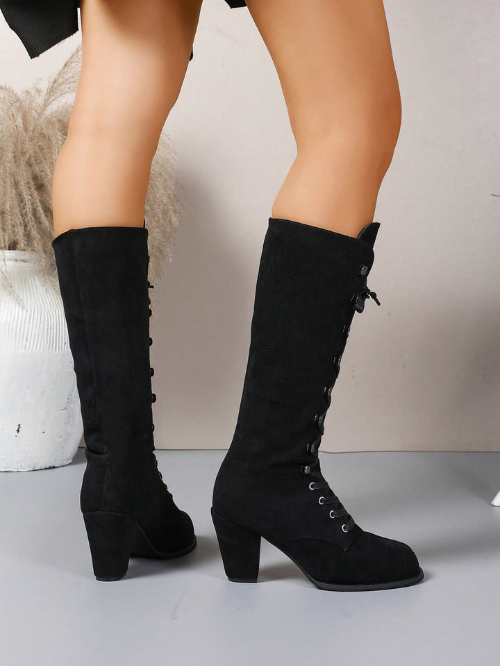 SHEIN Csizma, fekete