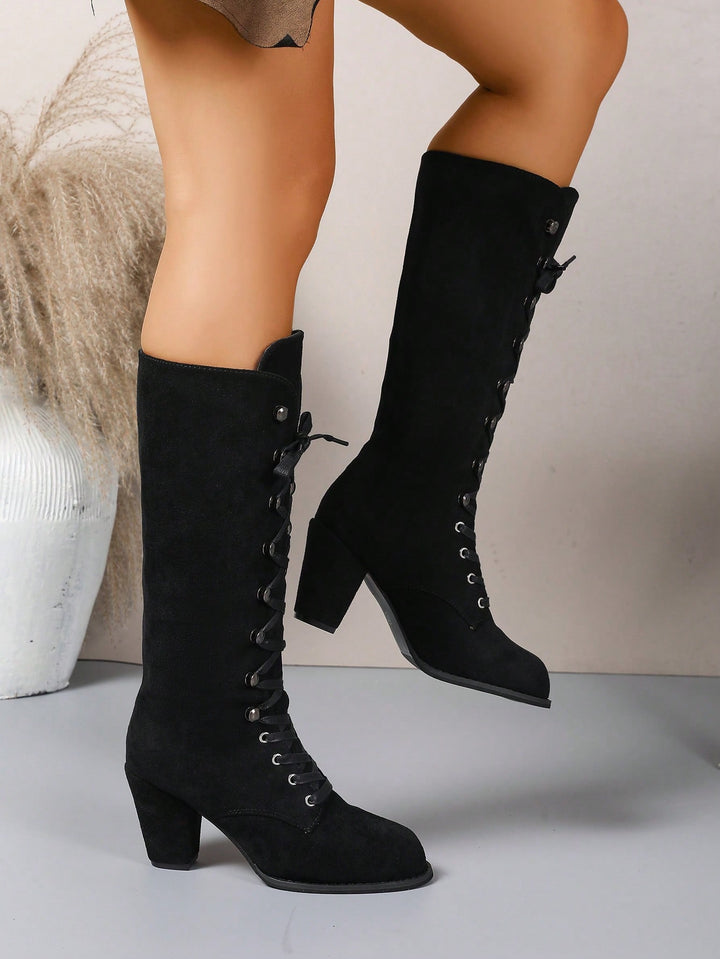 SHEIN Csizma, fekete