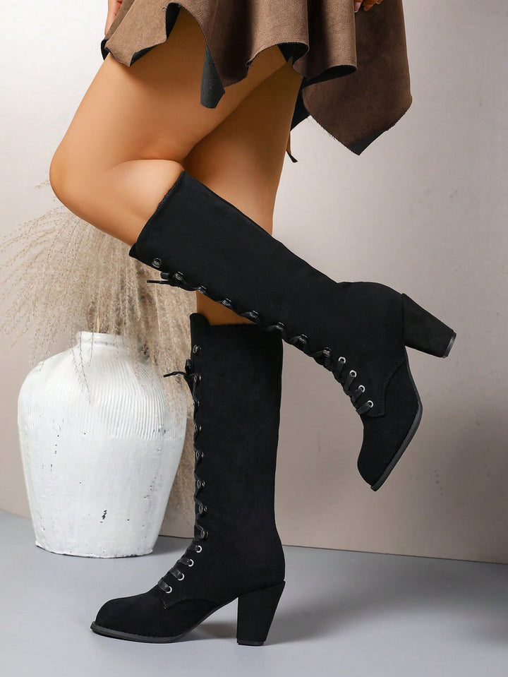 SHEIN Csizma, fekete