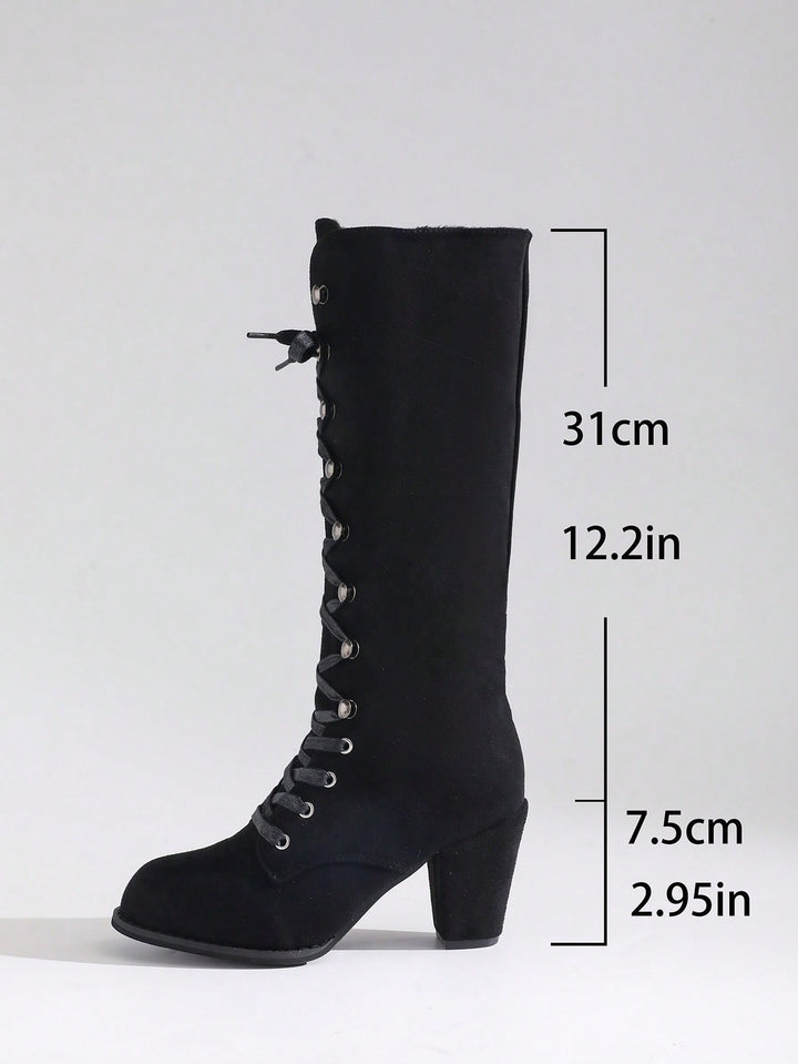 SHEIN Csizma, fekete