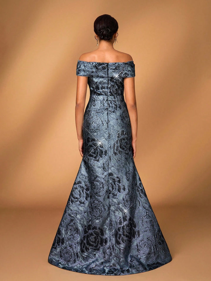 Rochie maxi SHEIN, albastru