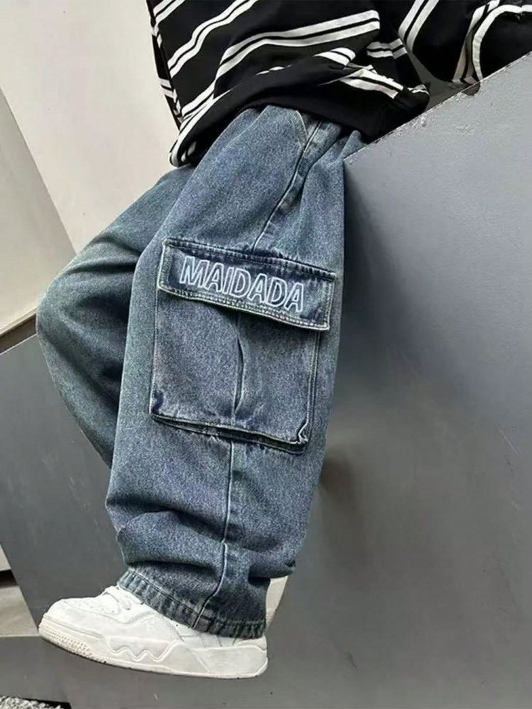 Jeans SHEIN, albastru
