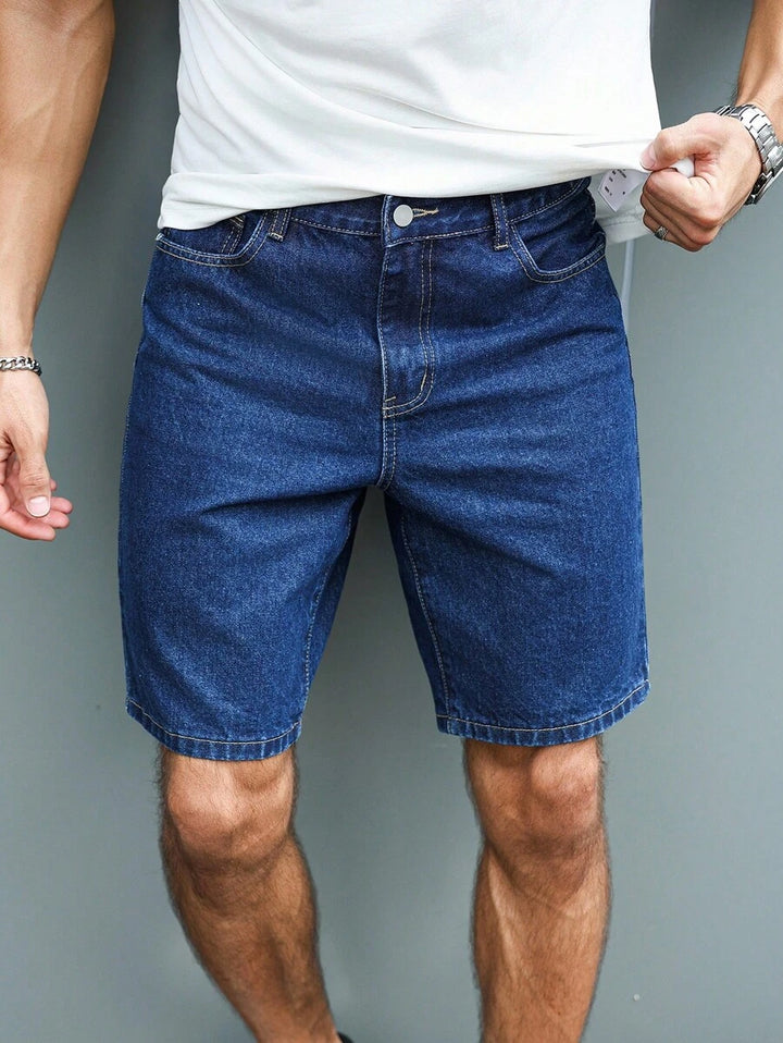 Pantaloni scurți SHEIN, albastru