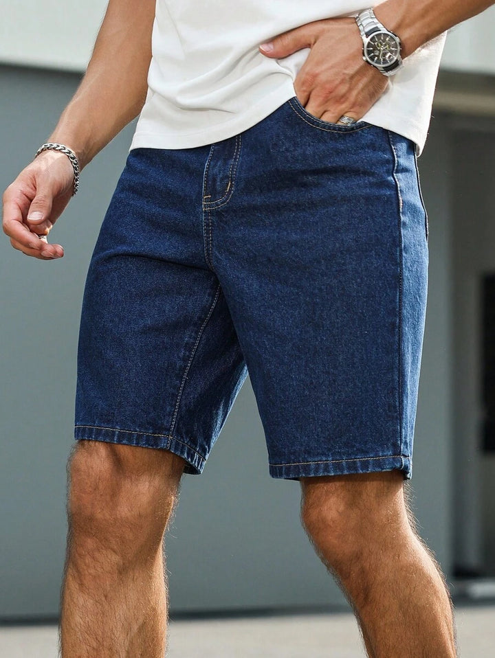 Pantaloni scurți SHEIN, albastru