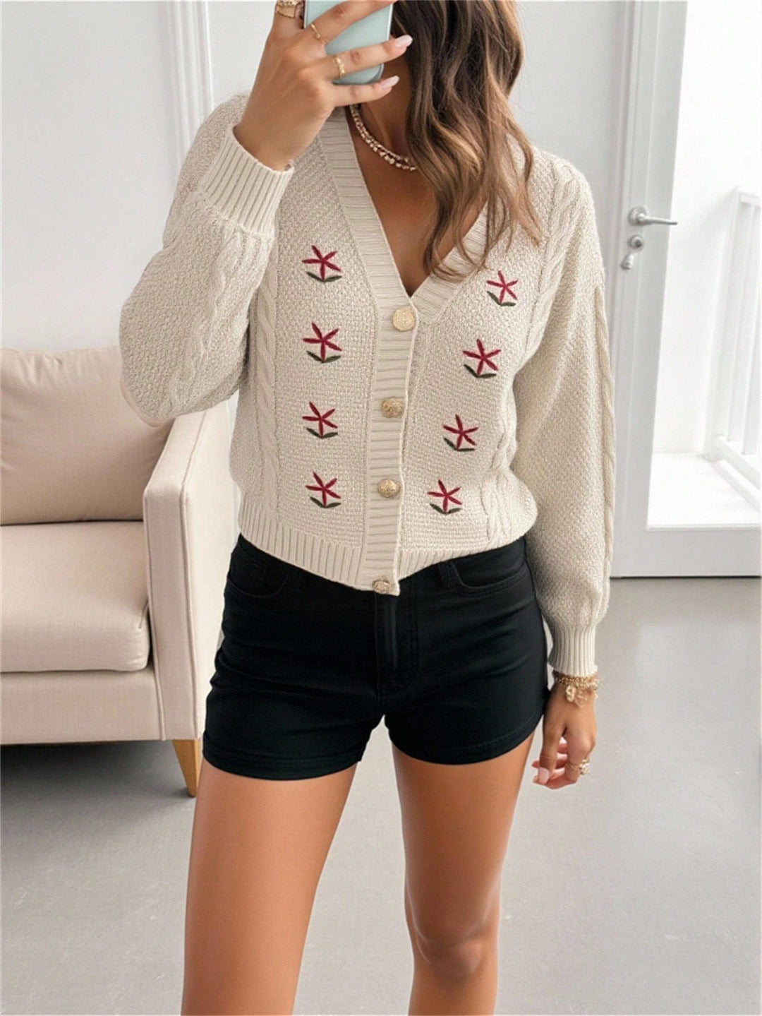 Cardigan SHEIN, bej