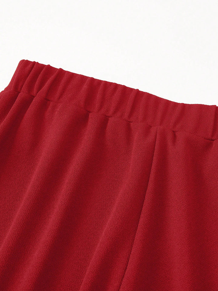 Pantaloni SHEIN, vișiniu