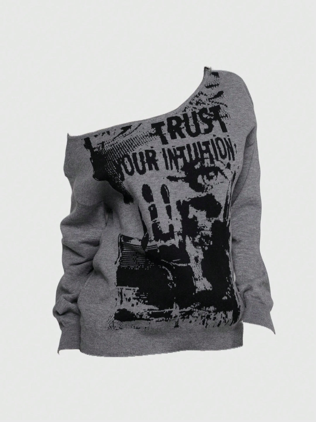 Pulover SHEIN, gri