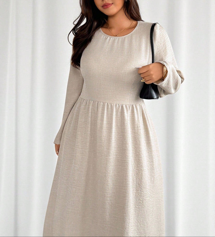 SHEIN maxi ruha, bézs