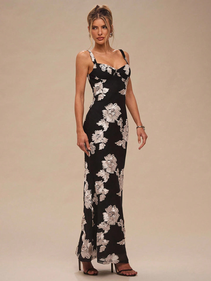 Rochie maxi SHEIN, negru
