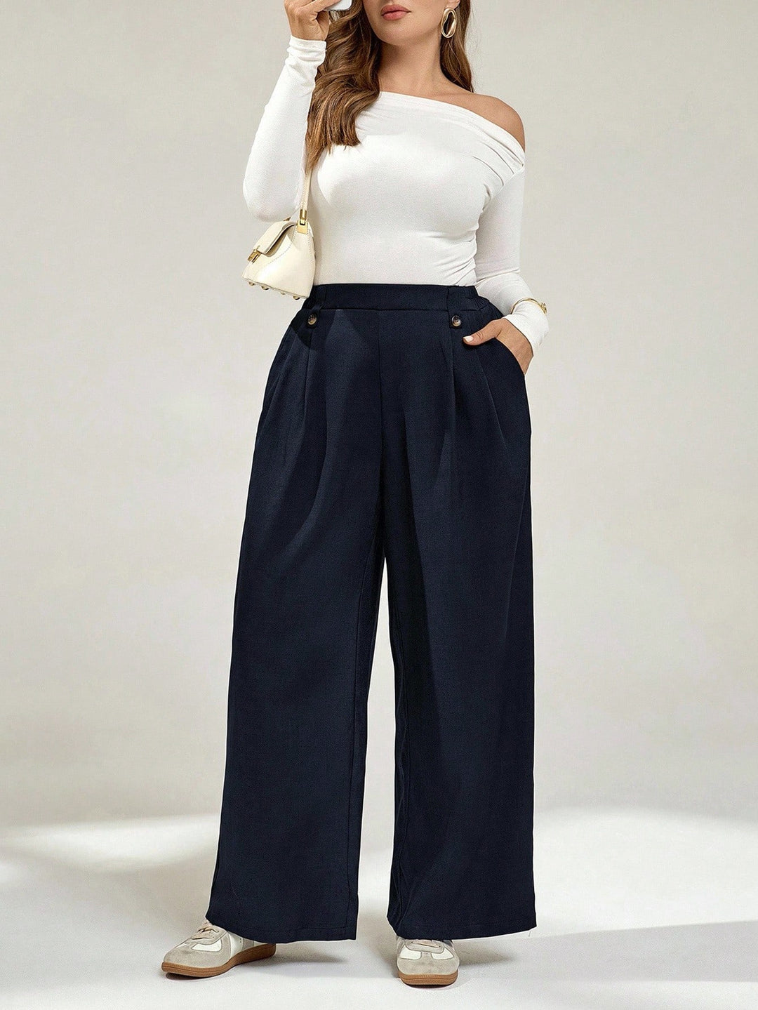 Pantaloni SHEIN, negru