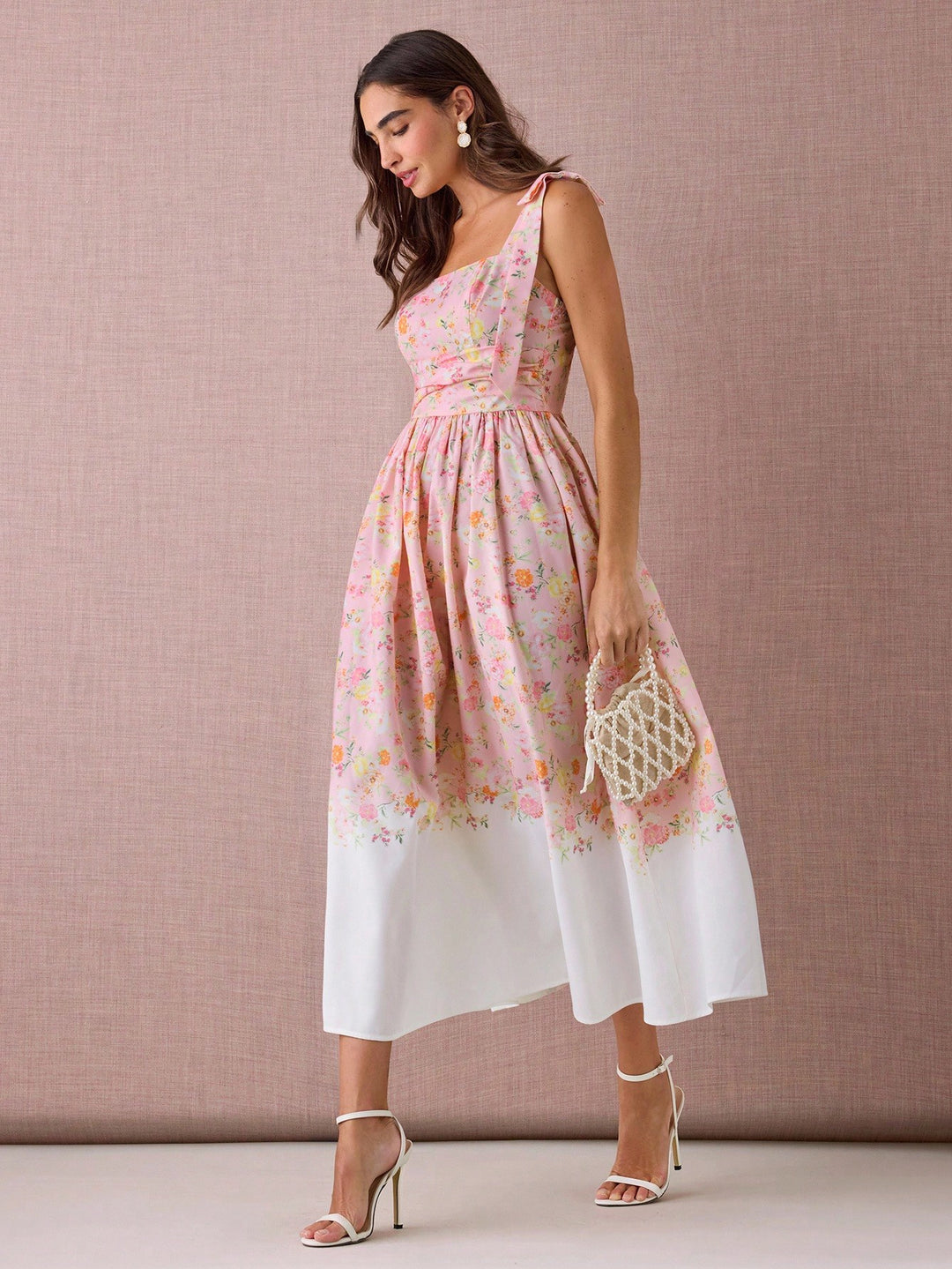 Rochie maxi SHEIN, roz