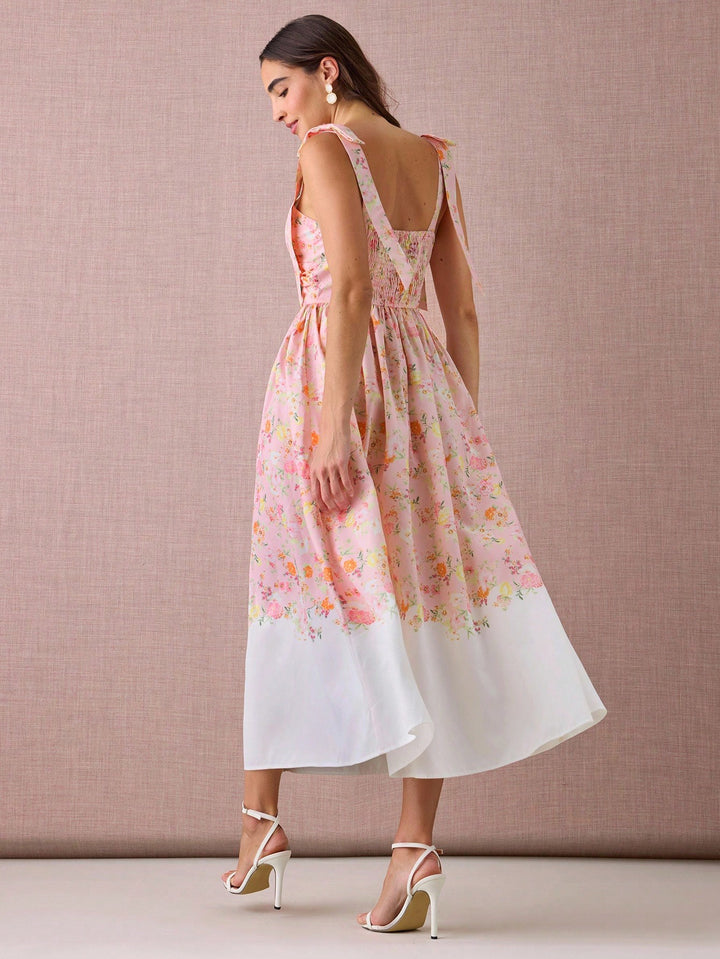 Rochie maxi SHEIN, roz