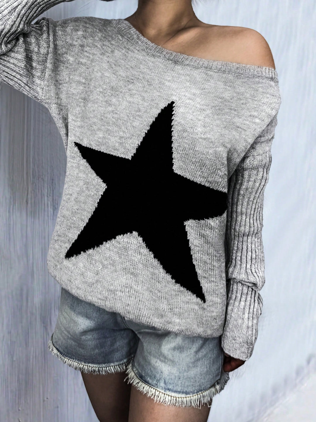 Pulover SHEIN, gri
