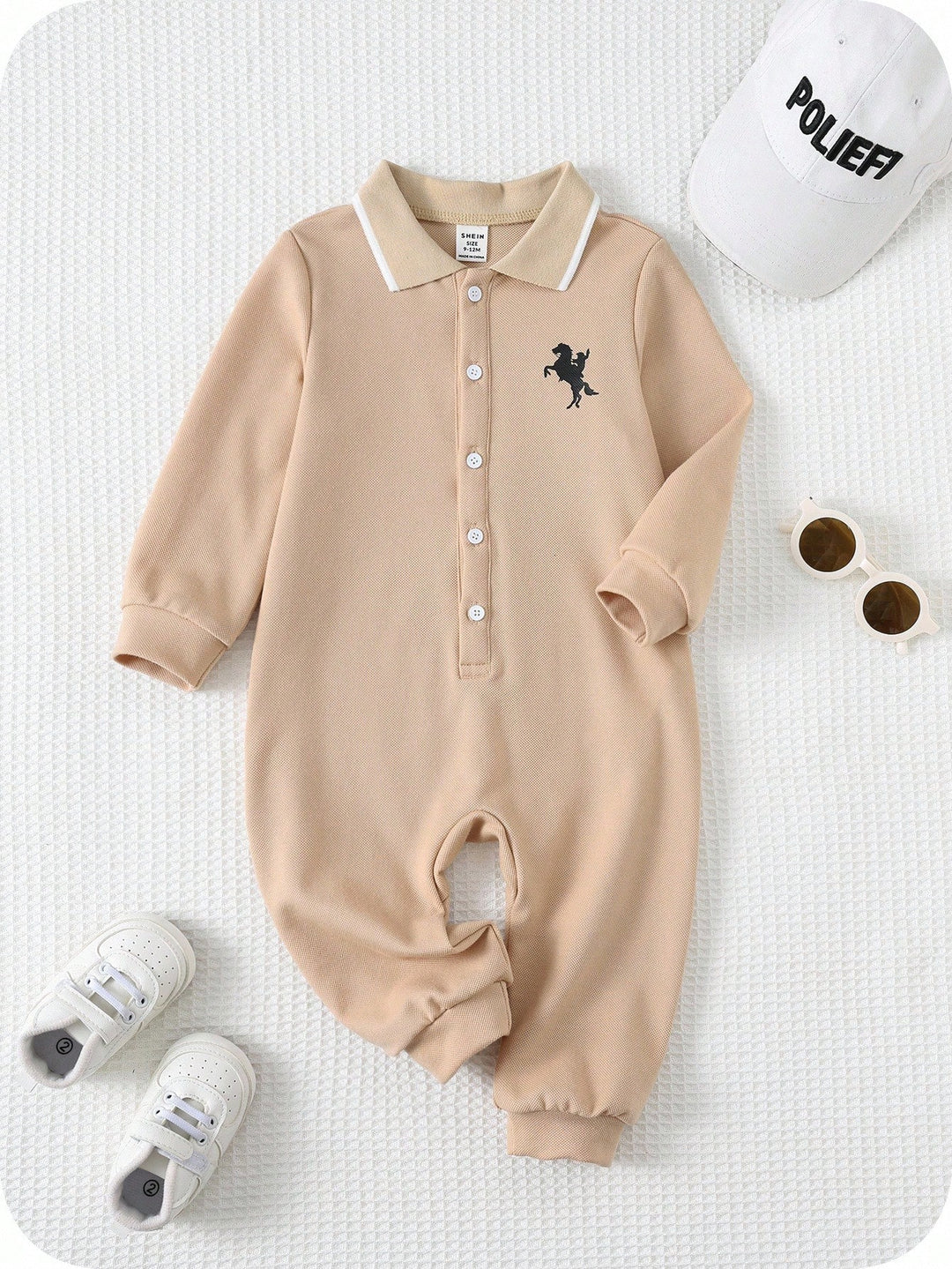 SHEIN kantáros nadrág, khaki
