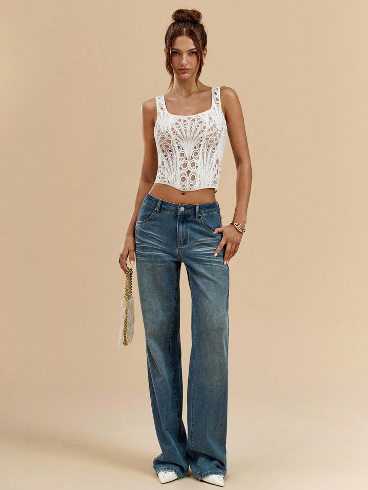 Top SHEIN, alb