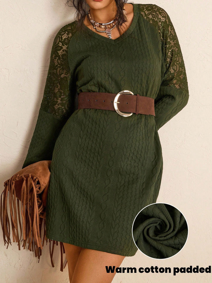 Rochie SHEIN, kaki