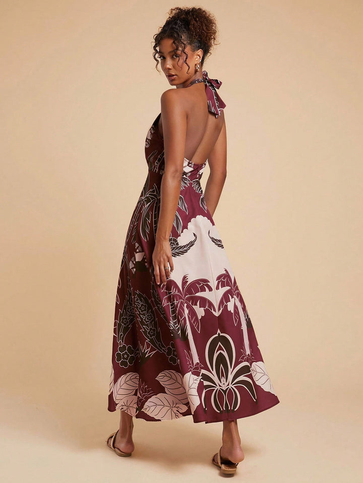 Rochie maxi SHEIN, mix culori
