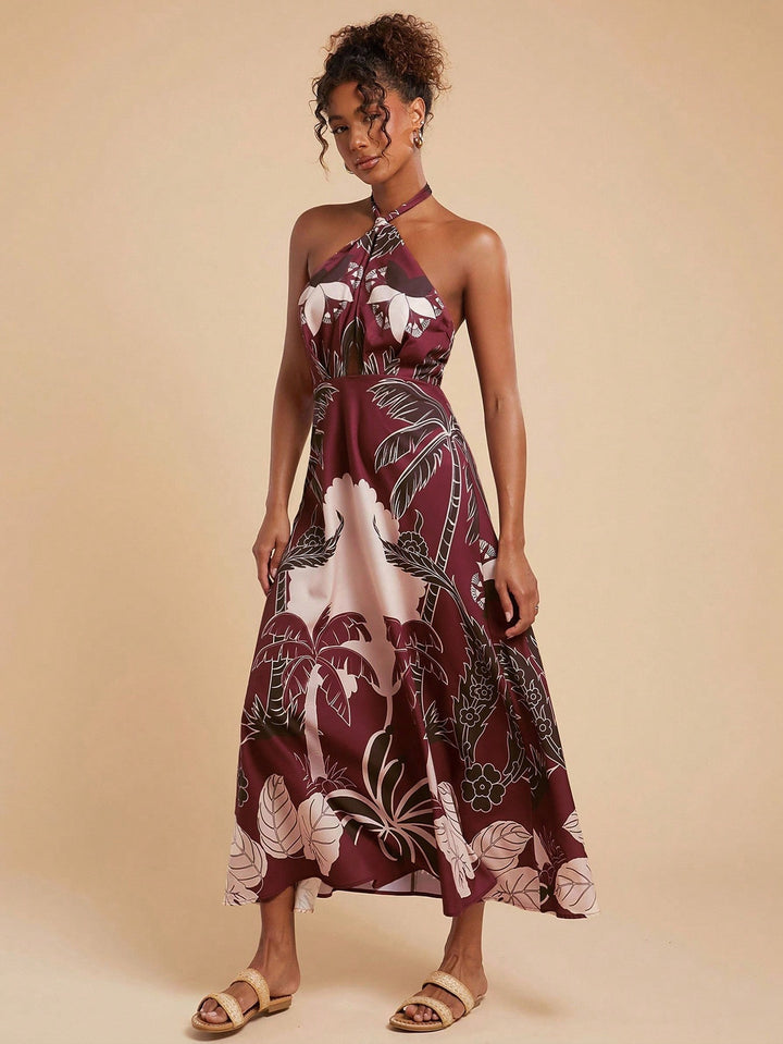 Rochie maxi SHEIN, mix culori