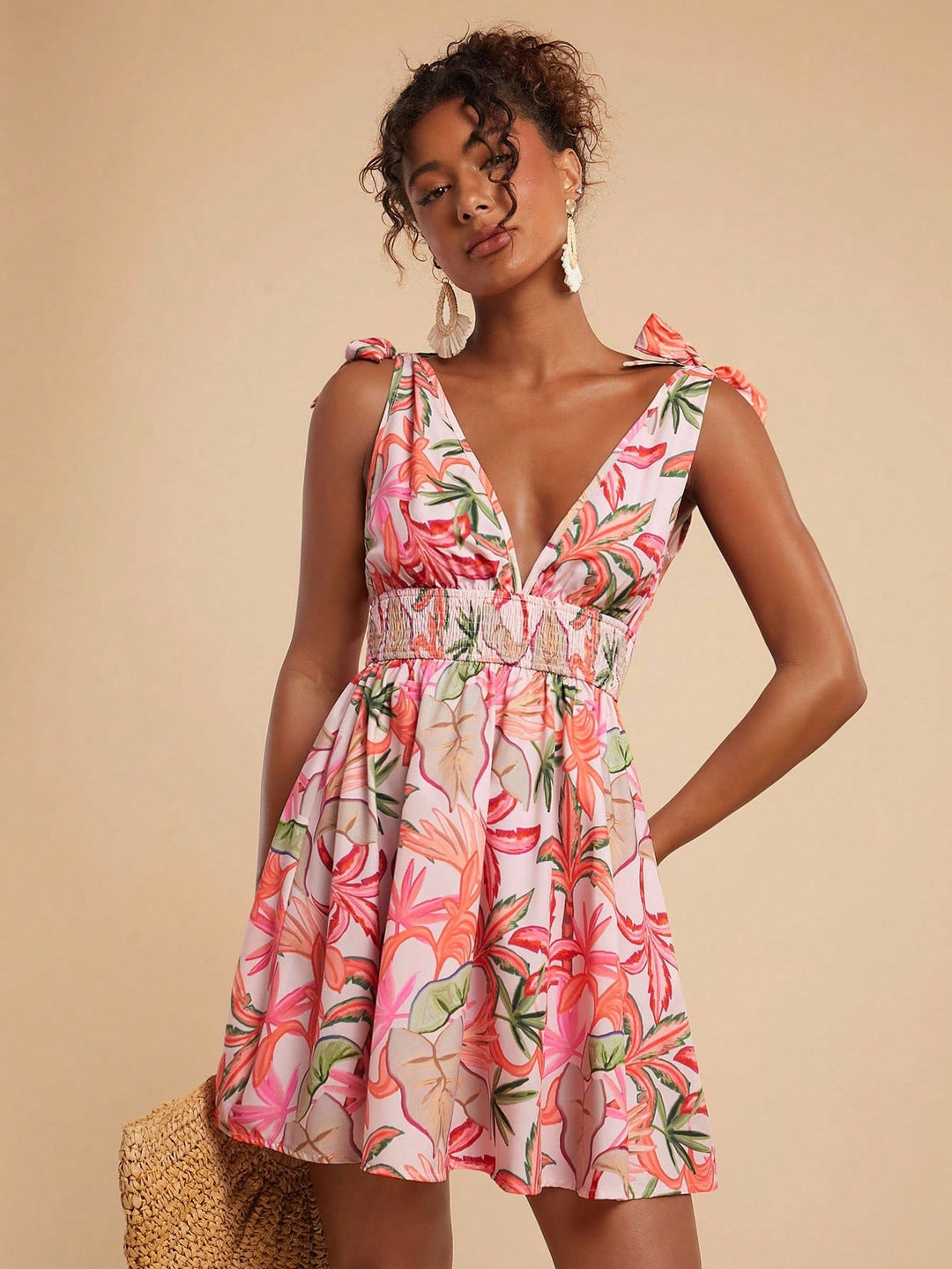 Rochie scurtă SHEIN, roz