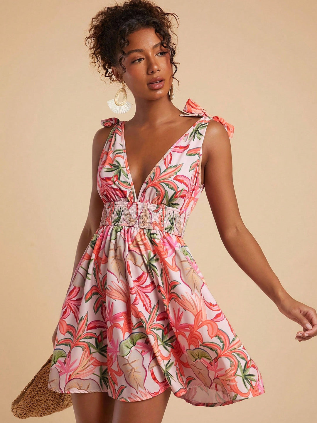 Rochie scurtă SHEIN, roz