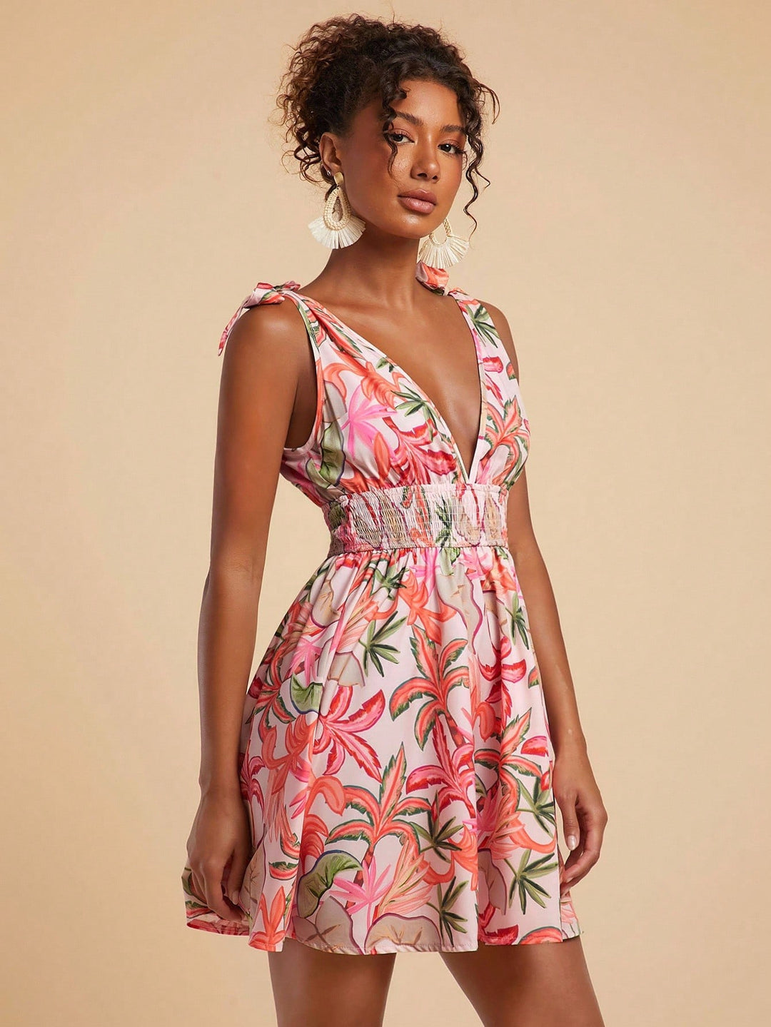 Rochie scurtă SHEIN, roz