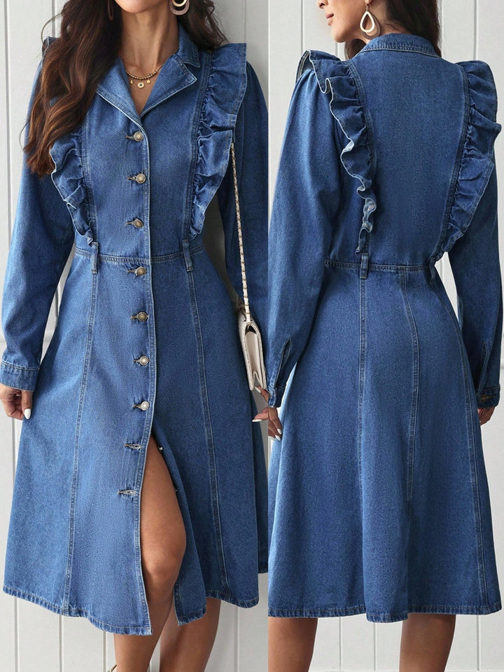 SHEIN kék farmerruha