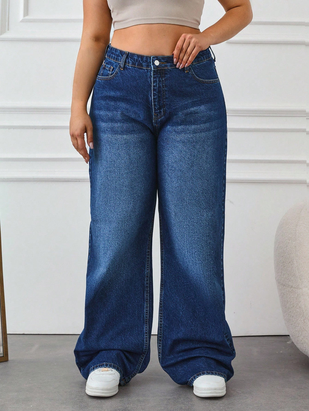 Jeans SHEIN, albastru