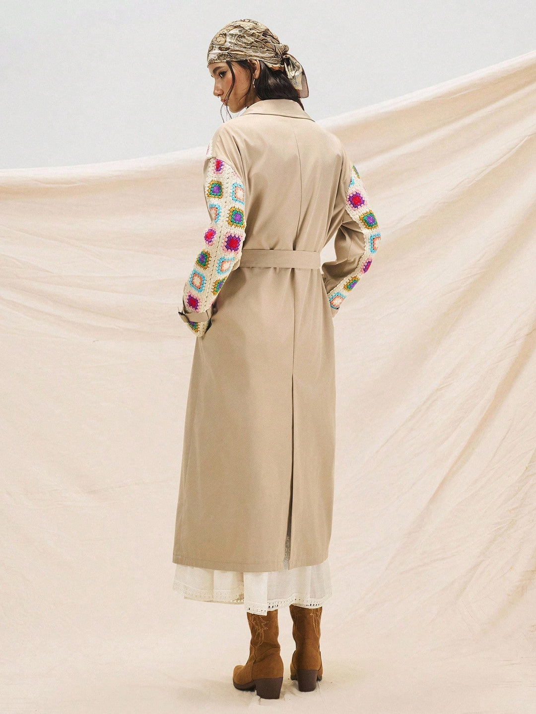 Trench SHEIN, kaki
