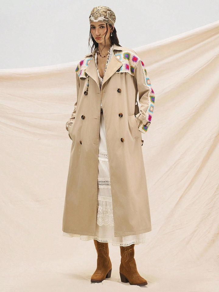 Trench SHEIN, kaki
