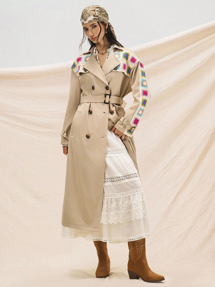 Trench SHEIN, kaki