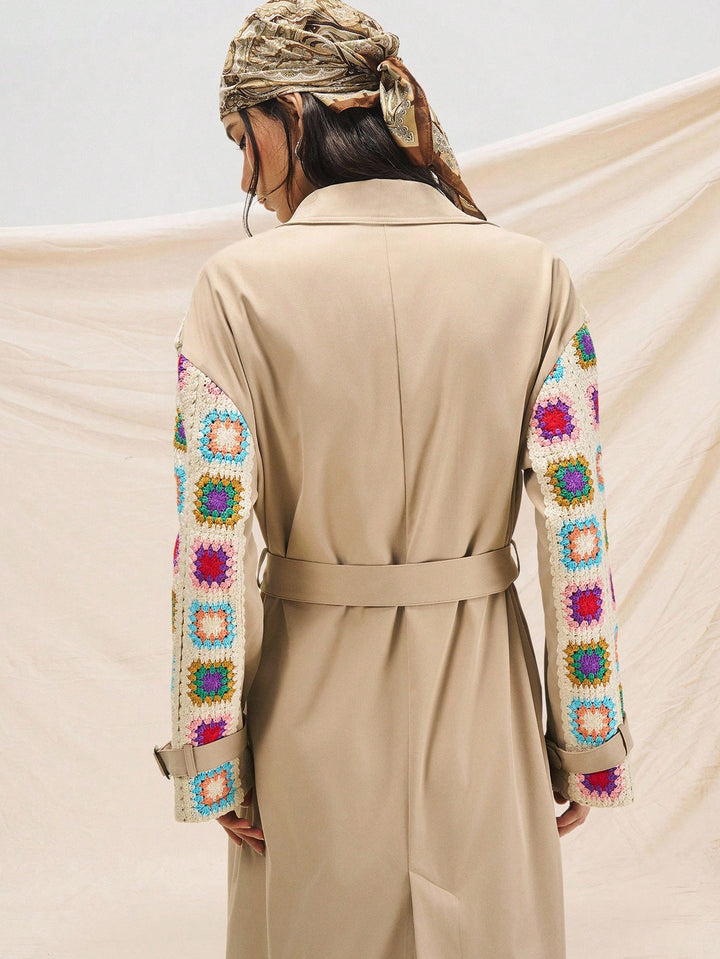 Trench SHEIN, kaki