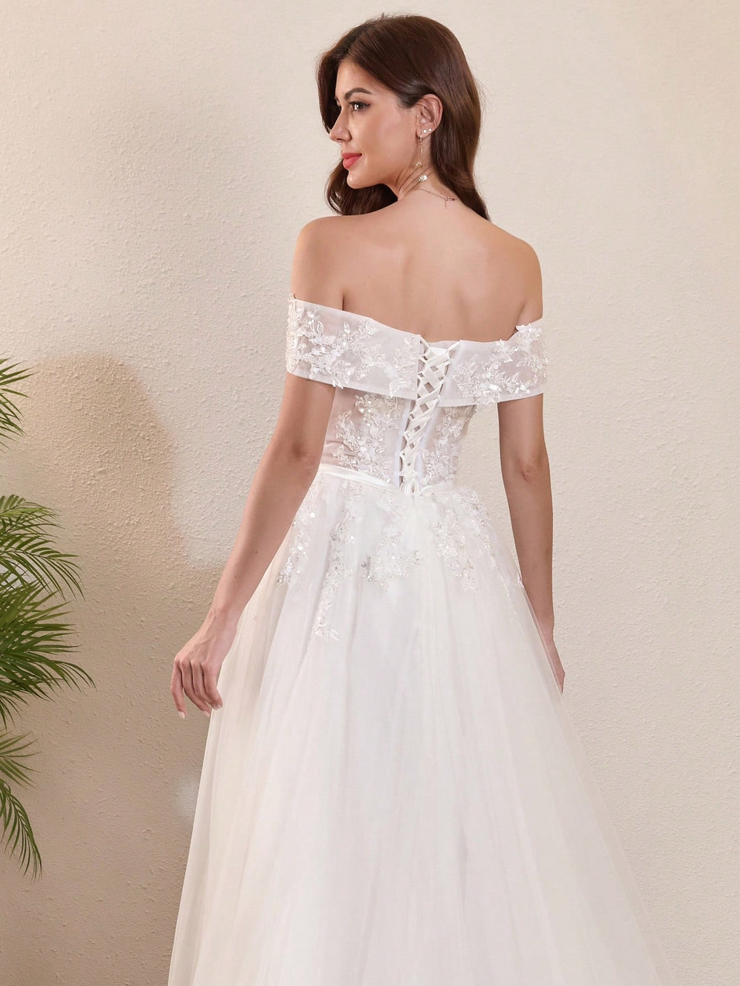Rochie de mireasă SHEIN, alb