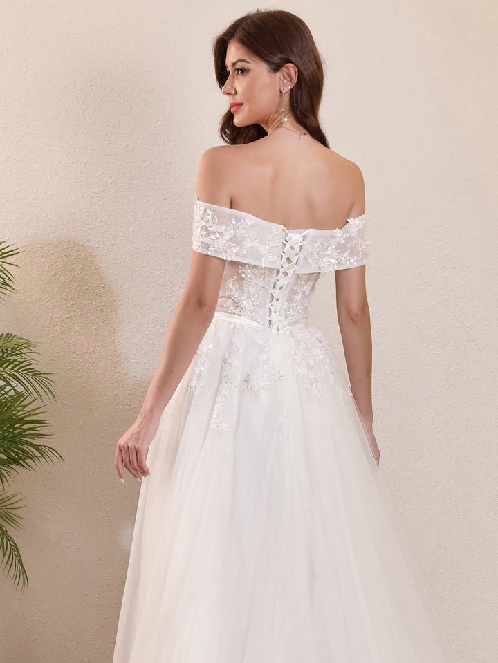 Rochie de mireasă SHEIN, alb