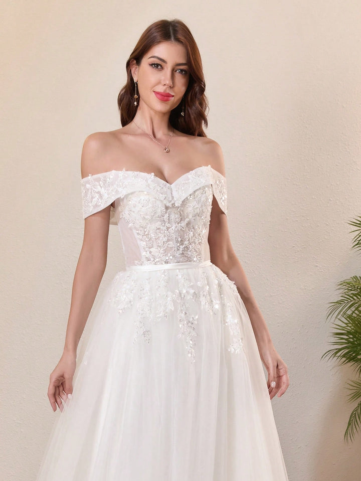 Rochie de mireasă SHEIN, alb