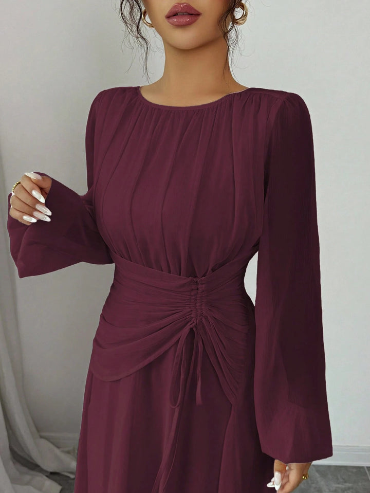 Rochie maxi SHEIN, vișiniu
