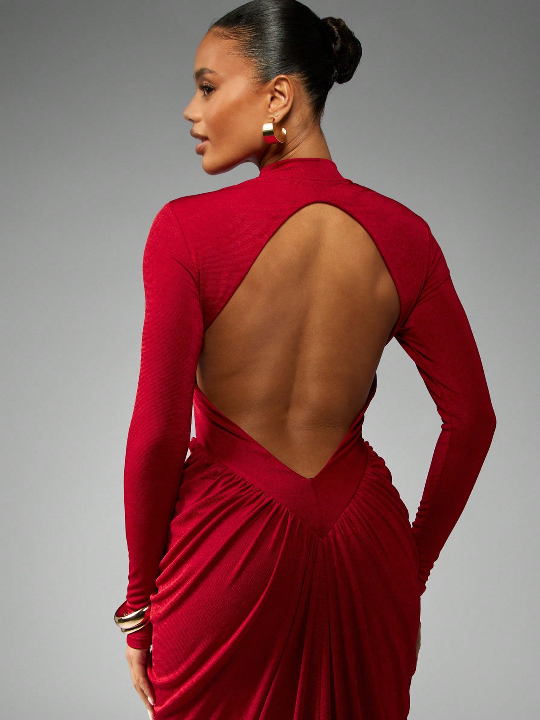 Rochie maxi SHEIN, vișiniu