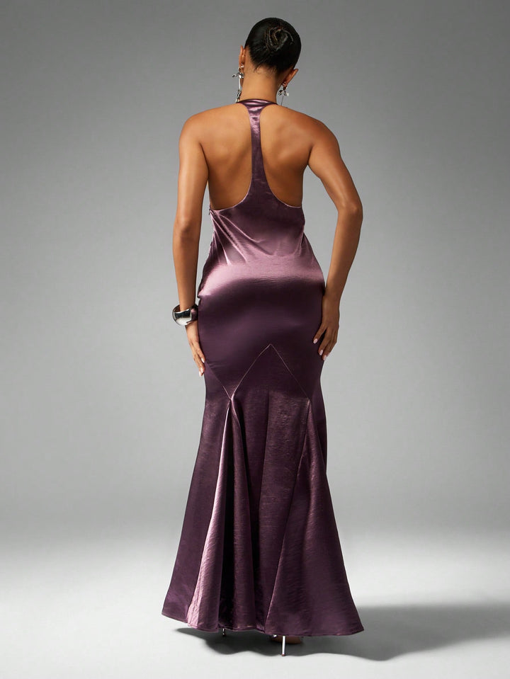 SHEIN lila maxi ruha