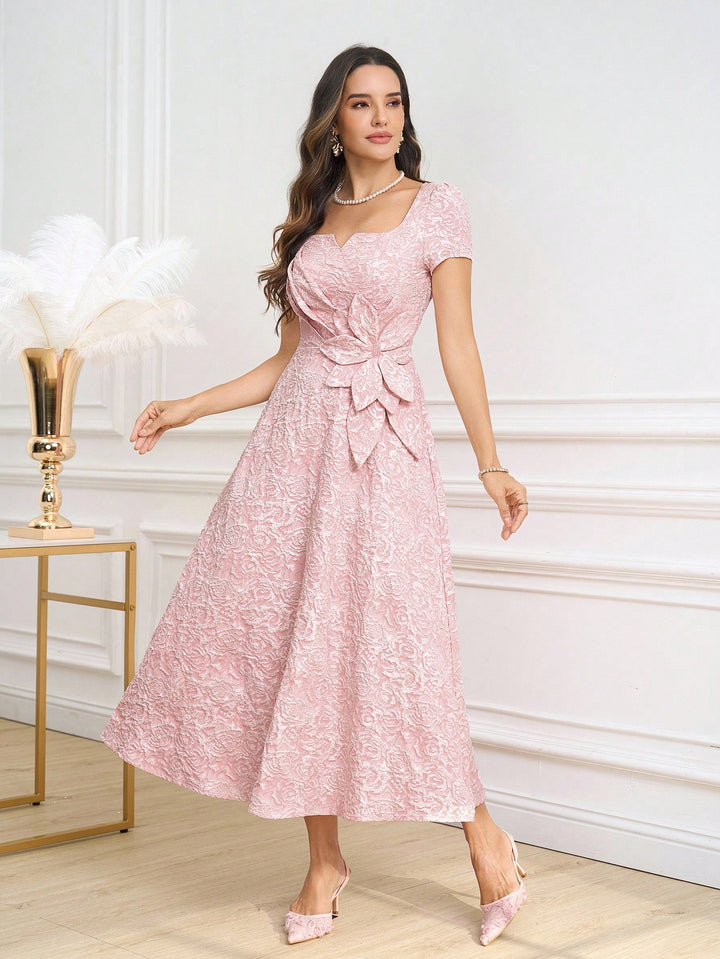 SHEIN maxi ruha, rózsaszín