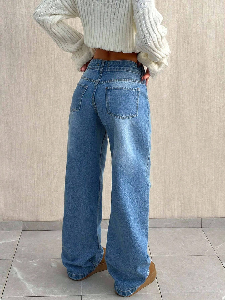 Jeans SHEIN, albastru