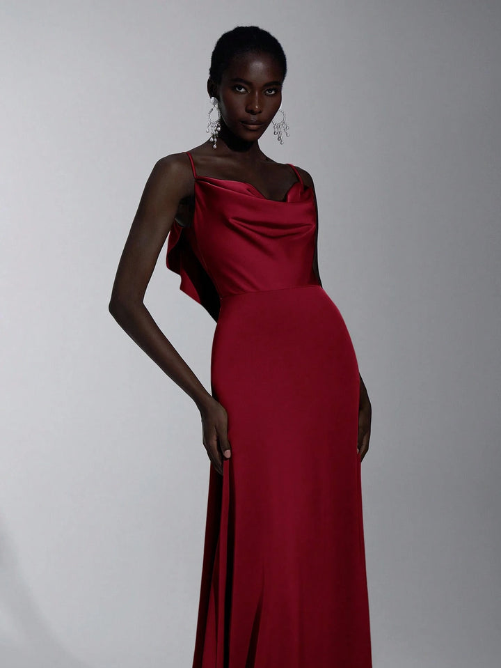 Rochie maxi SHEIN, vișiniu
