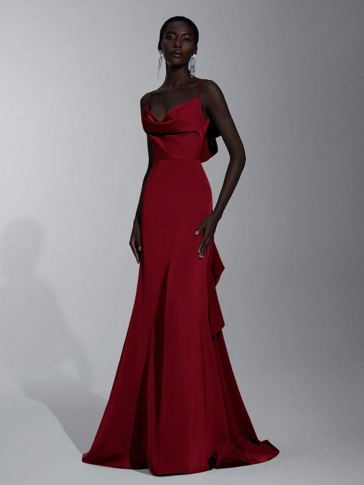 Rochie maxi SHEIN, vișiniu