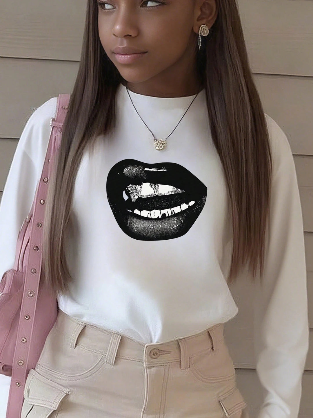 Blúz SHEIN, fehér