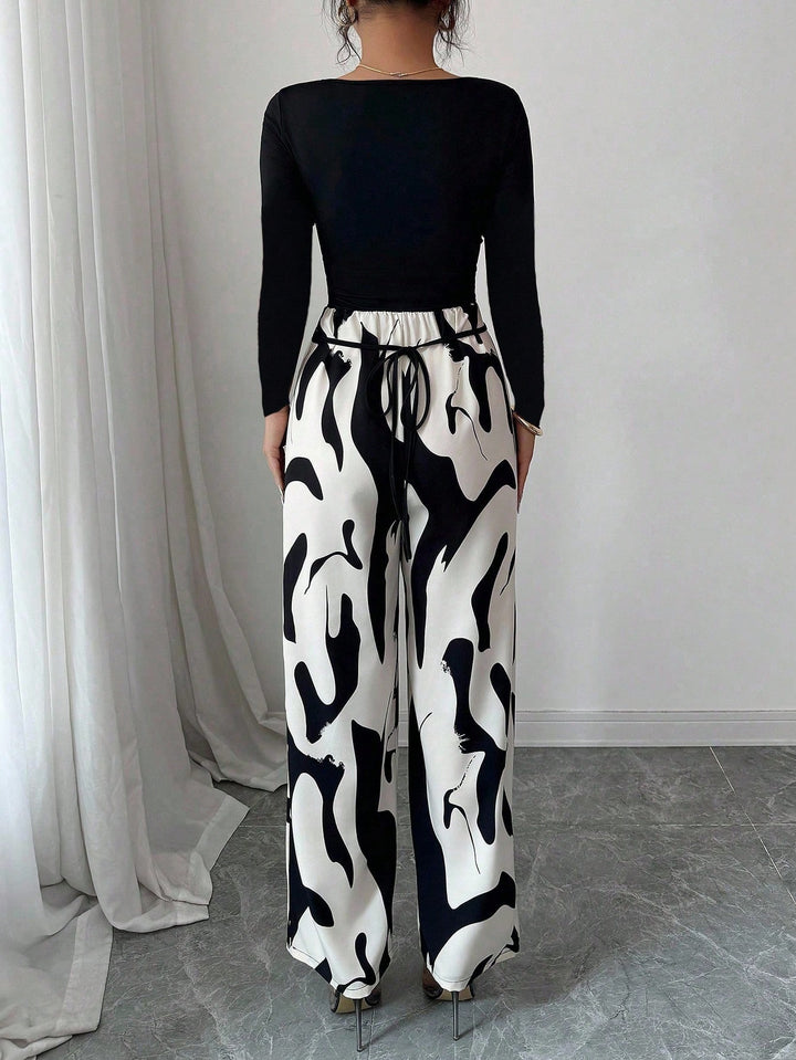 SHEIN hosszú jumpsuit, vegyes színek