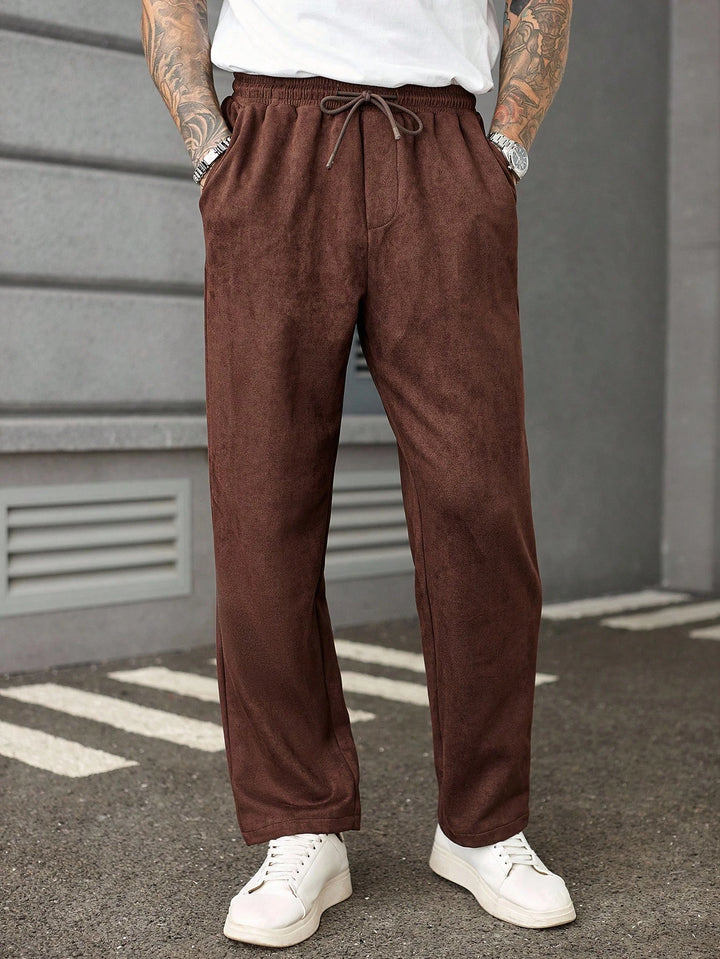 Pantaloni SHEIN, maro