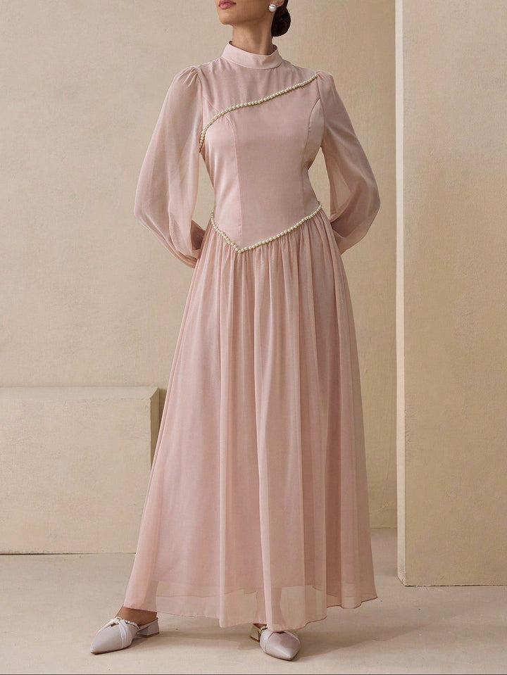Shein maxi ruha, rózsaszín