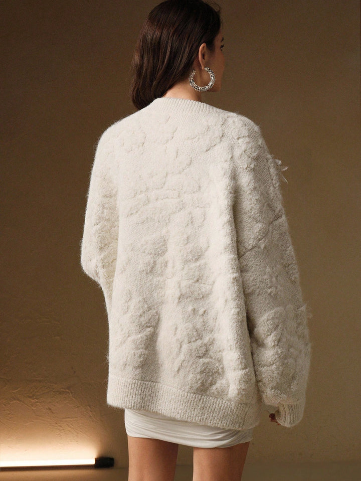 Cardigan SHEIN, alb