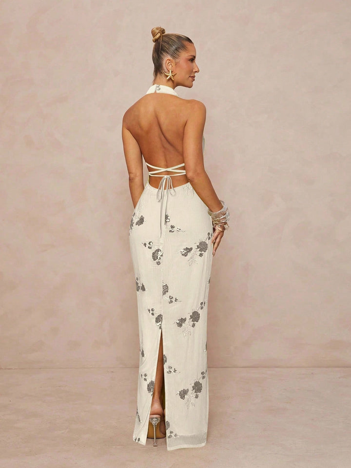 Rochie maxi SHEIN, portocaliu